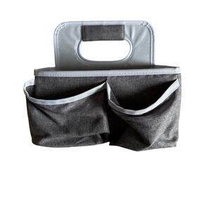 Munchkin Portable Baby Diaper Caddy Organizer - Gray EUC